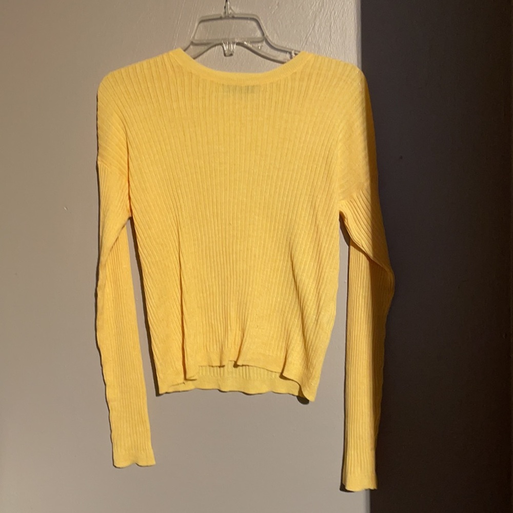 Bershka Yellow Sweater